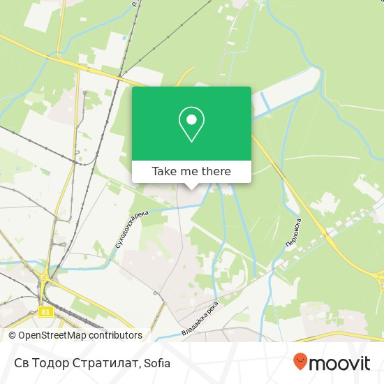 Св Тодор Стратилат map