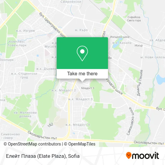 Карта Елейт Плаза (Elate Plaza)