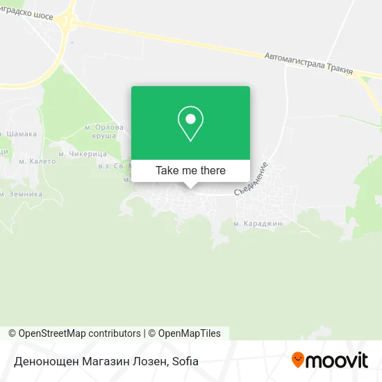 Карта Денонощен Магазин Лозен