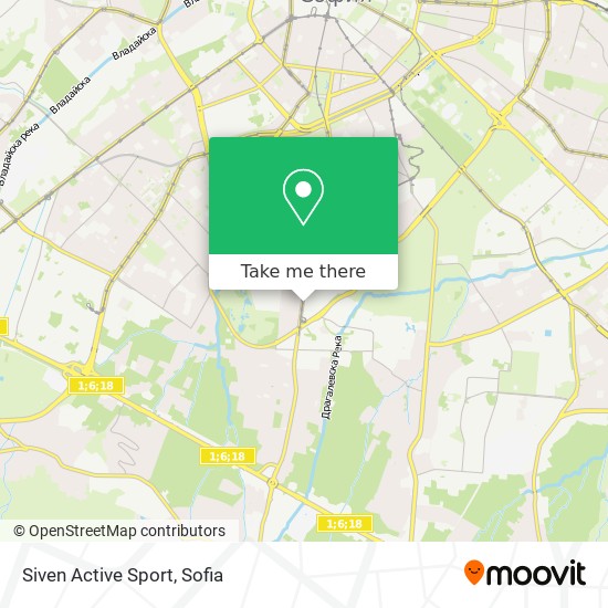 Siven Active Sport map
