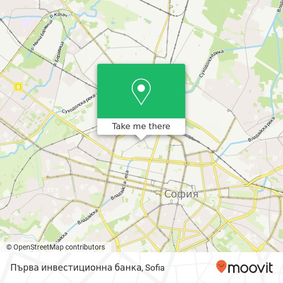 Първа инвестиционна банка map