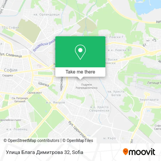 Карта Улица Блага Димитрова 32