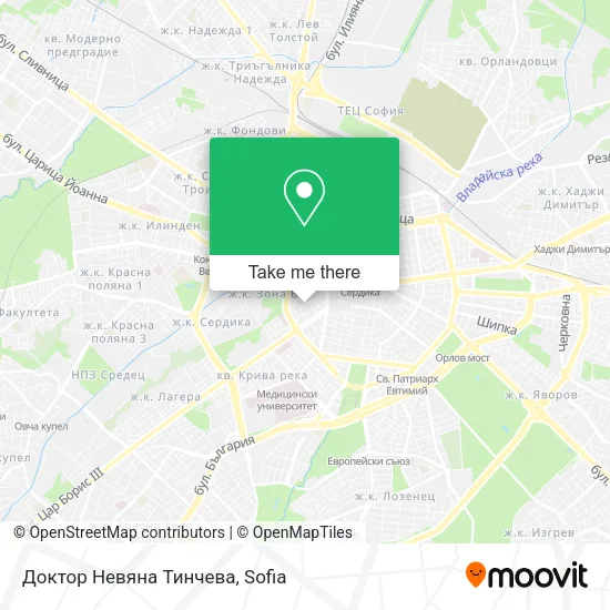 Карта Доктор Невяна Тинчева