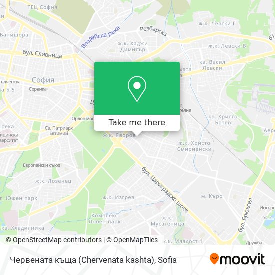 Червената къща (Chervenata kashta) map