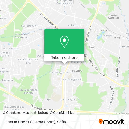 Олема Спорт (Olema Sport) map