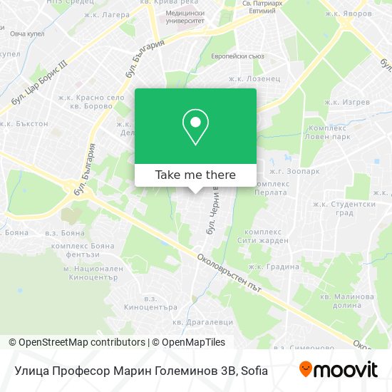 Улица Професор Марин Големинов 3В map