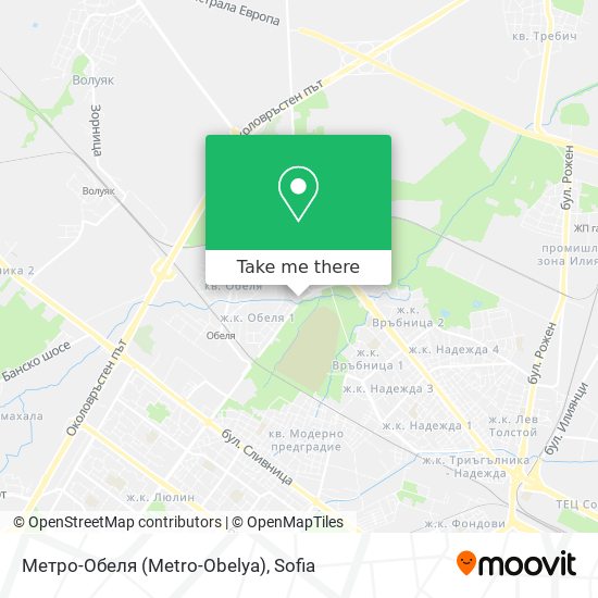Метро-Обеля (Metro-Obelya) map