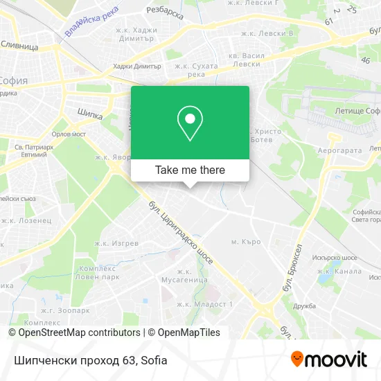Карта Шипченски проход 63