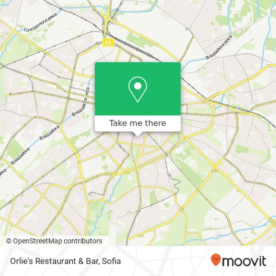 Orlie's Restaurant & Bar map