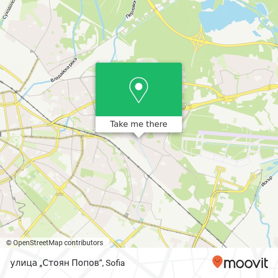 Карта улица „Стоян Попов“