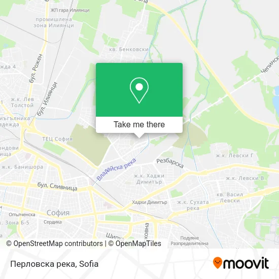 Карта Перловска река