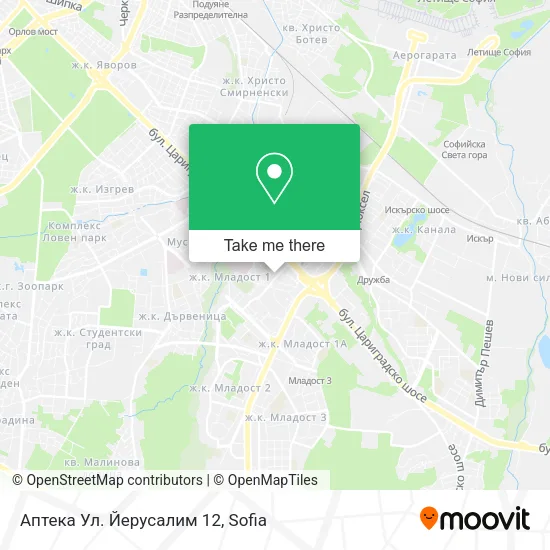 Карта Аптека Ул. Йерусалим 12