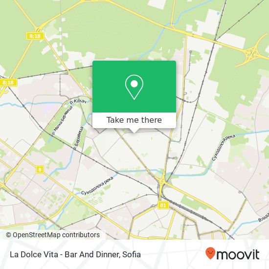 La Dolce Vita - Bar And Dinner map
