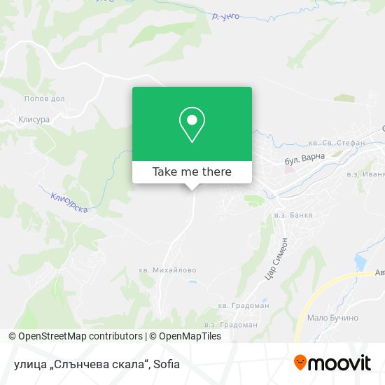 улица „Слънчева скала“ map