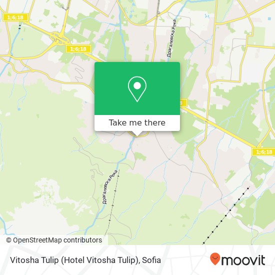 Vitosha Tulip (Hotel Vitosha Tulip) map
