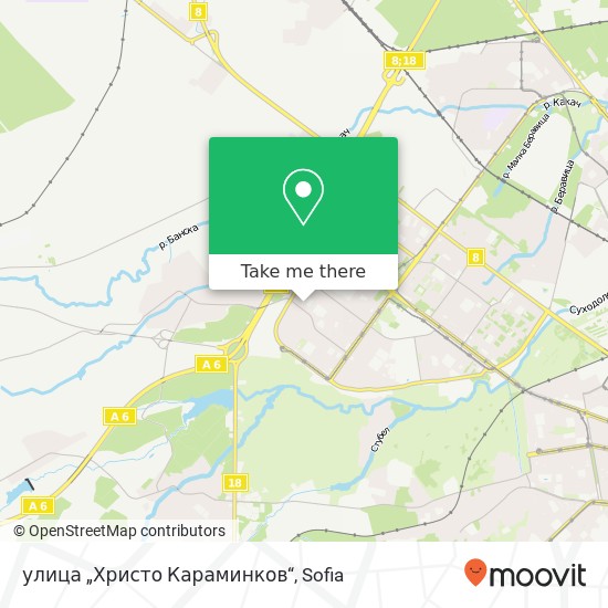 Карта улица „Христо Караминков“