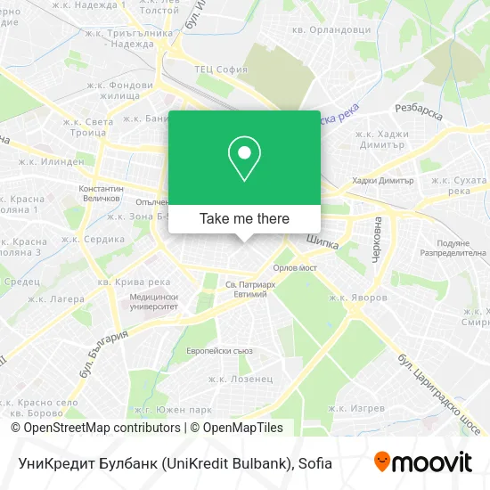 Карта УниКредит Булбанк (UniKredit Bulbank)