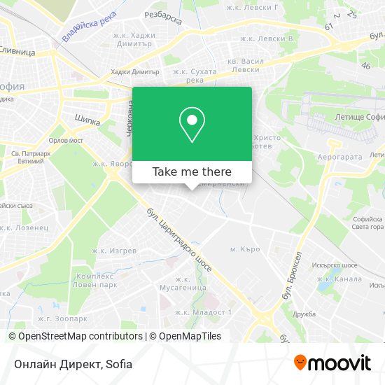 Карта Онлайн Директ