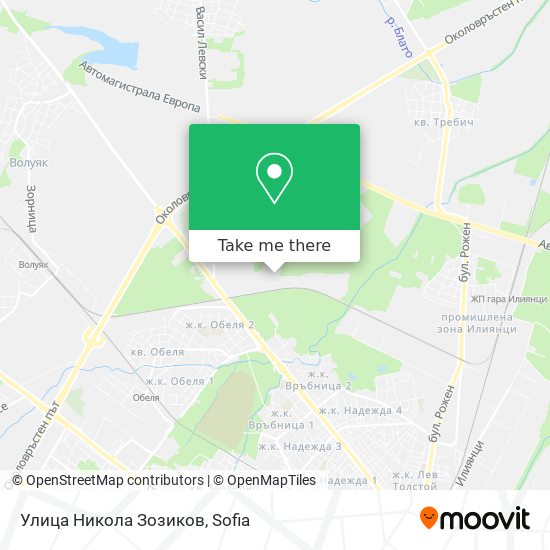 Улица Никола Зозиков map