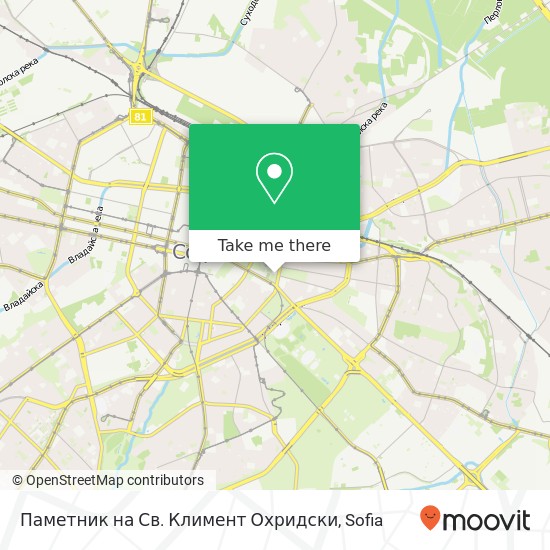 Паметник на Св. Климент Охридски map