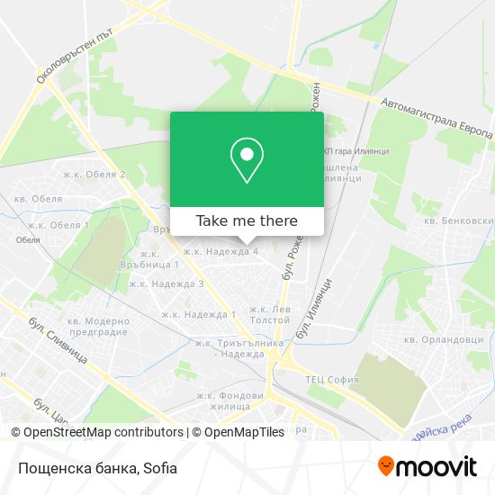 Пощенска банка map