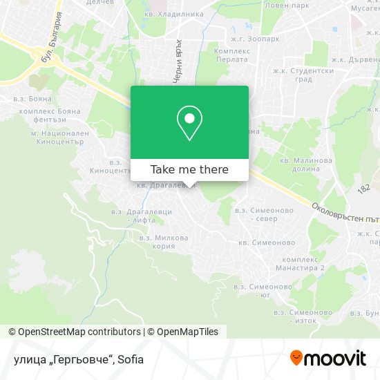 улица „Гергьовче“ map