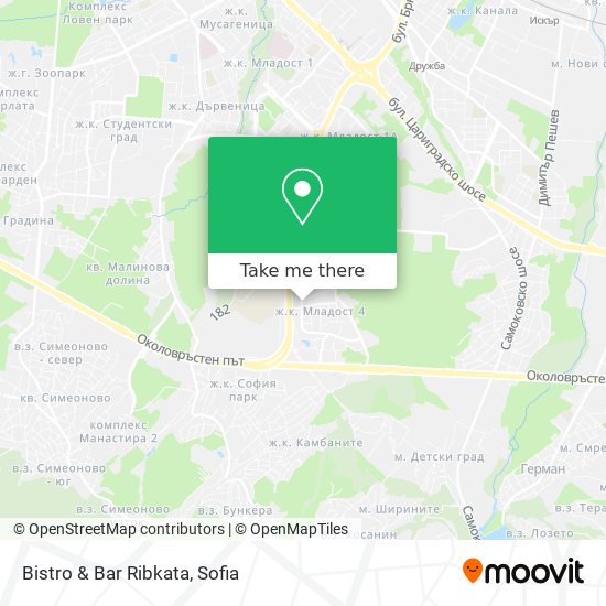 Bistro & Bar Ribkata map
