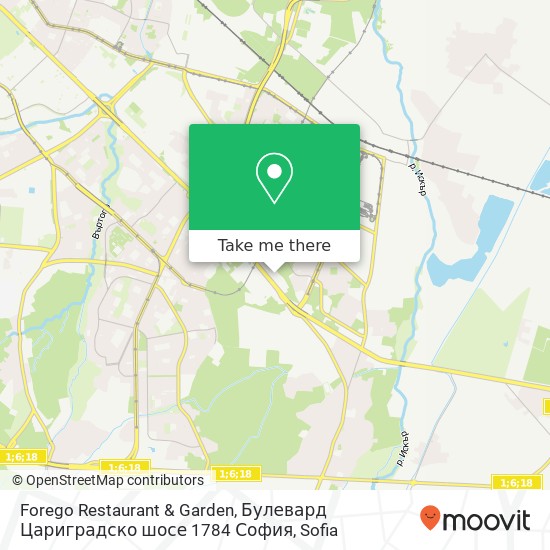 Forego Restaurant & Garden, Булевард Цариградско шосе 1784 София map