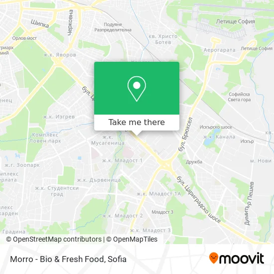 Карта Morro - Bio & Fresh Food