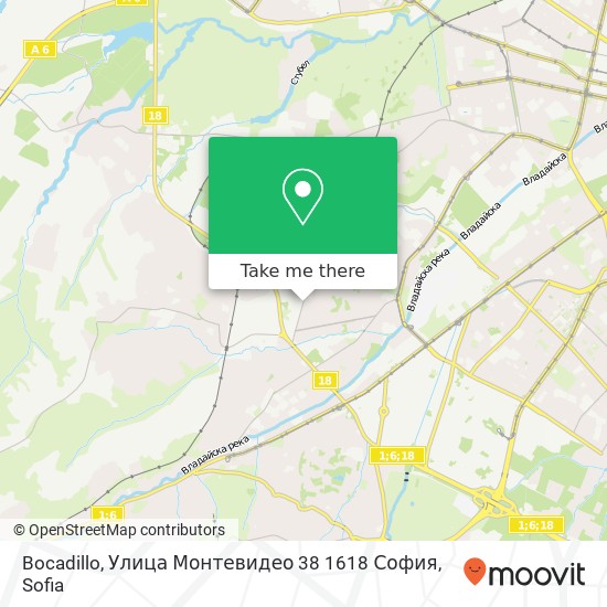 Bocadillo, Улица Монтевидео 38 1618 София map