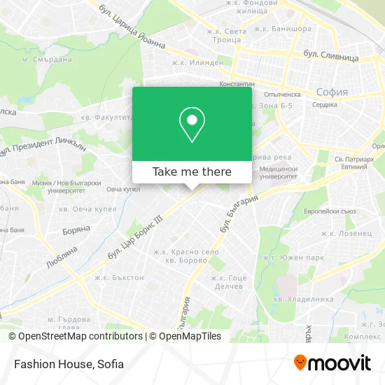 Карта Fashion House