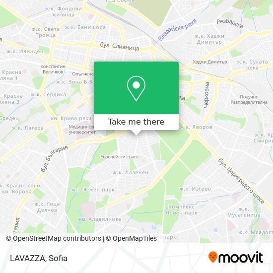 LAVAZZA map