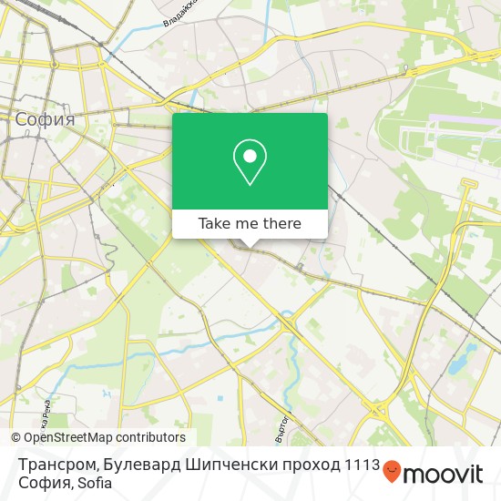 Трансром, Булевард Шипченски проход 1113 София map