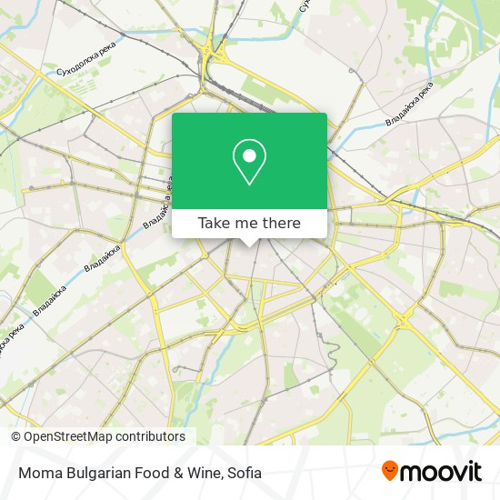 Moma Bulgarian Food & Wine map