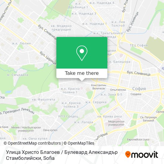 Улица Христо Благоев / Булевард Александър Стамболийски map