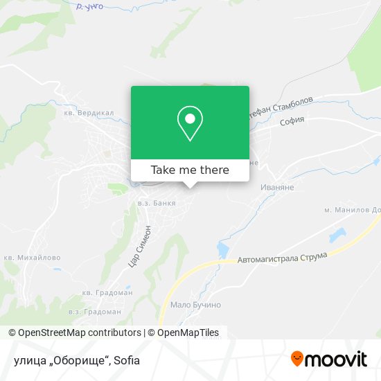 улица „Оборище“ map