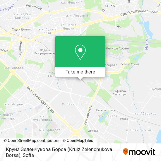 Круиз Зеленчукова Борса (Kruiz Zelenchukova Borsa) map