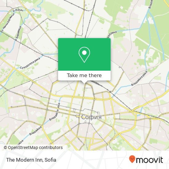 The Modern Inn map