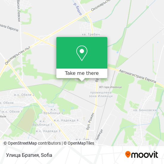 Улица Братия map