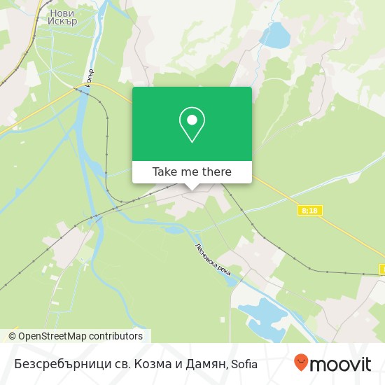 Карта Безсребърници св. Козма и Дамян