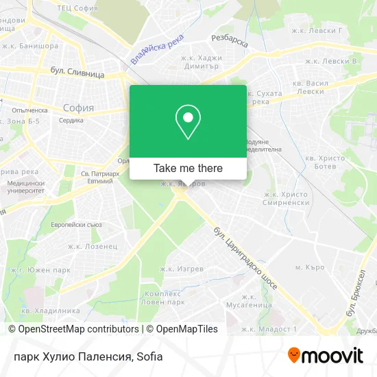 Карта парк Хулио Паленсия