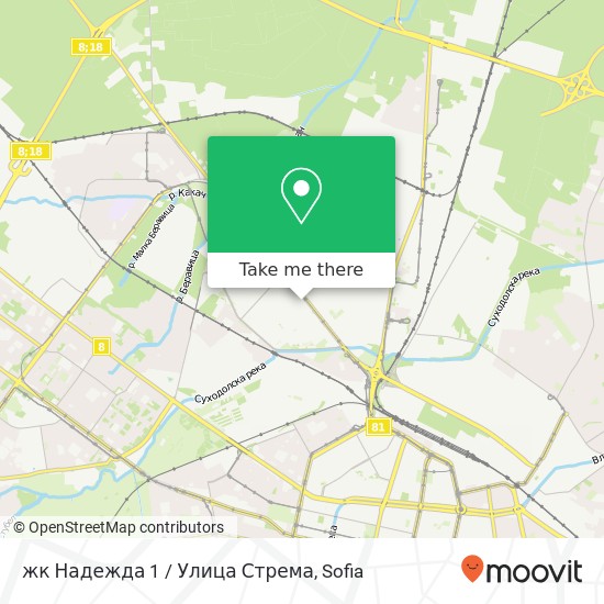 жк Надежда 1 / Улица Стрема map