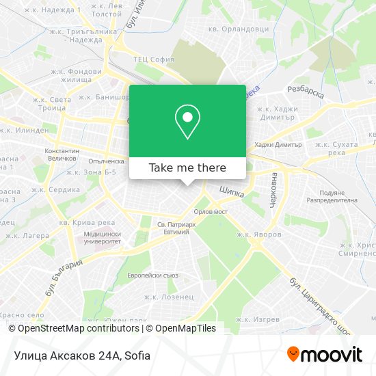 Улица Аксаков 24А map