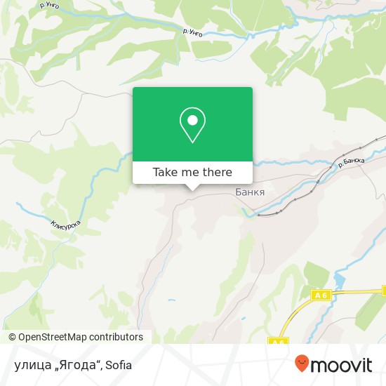 Карта улица „Ягода“