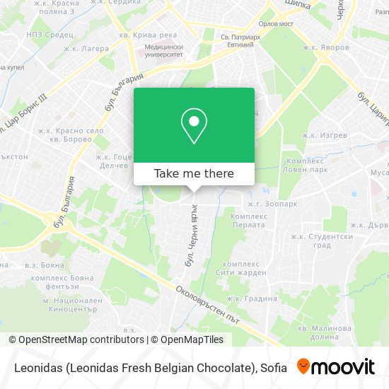 Leonidas (Leonidas Fresh Belgian Chocolate) map