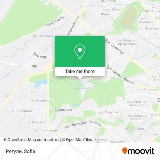 Карта Регули