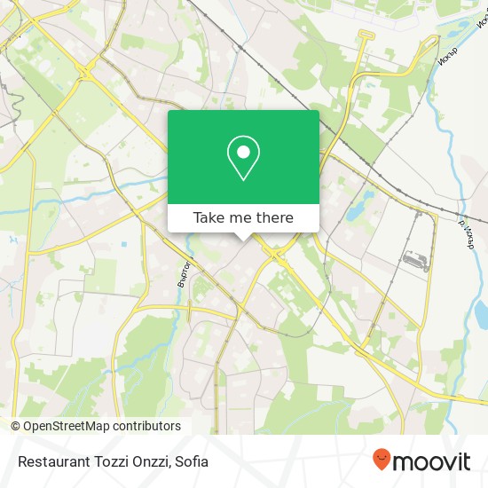 Restaurant Tozzi Onzzi map