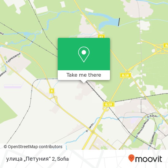 улица „Петуния“ 2 map