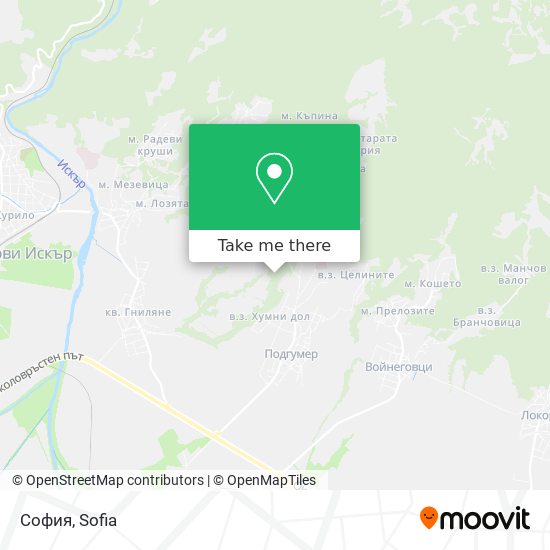 София map