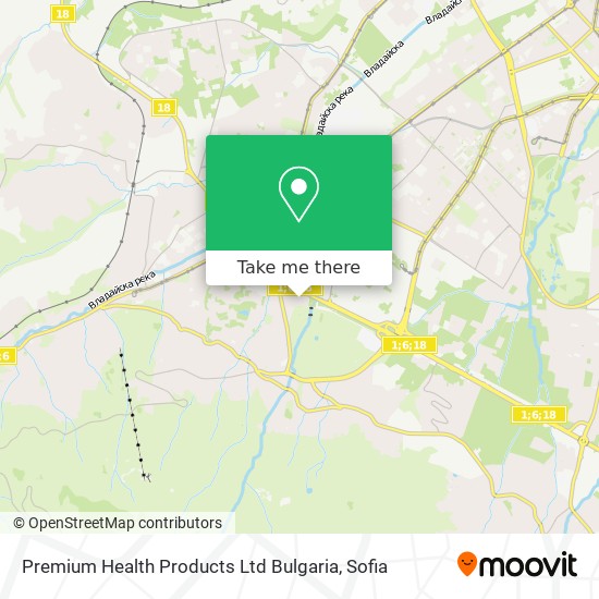 Premium Health Products Ltd Bulgaria map
